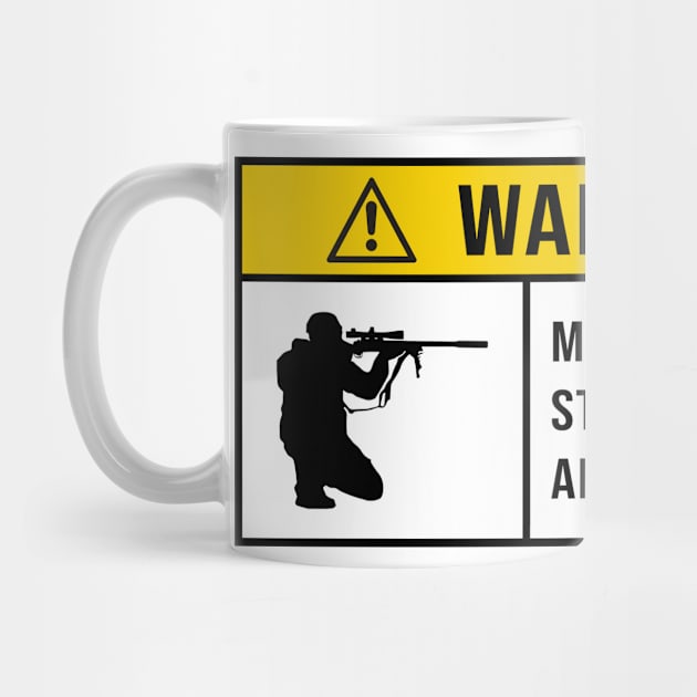 Warning May Spontaneously Start Talking About Airsoft - Gift for Airsoft Lovers by MetalHoneyDesigns